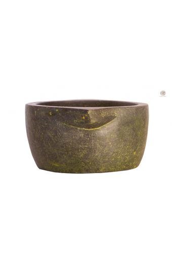 Seasoned Soapstone Cooking Pot (Maa Kalchatti)